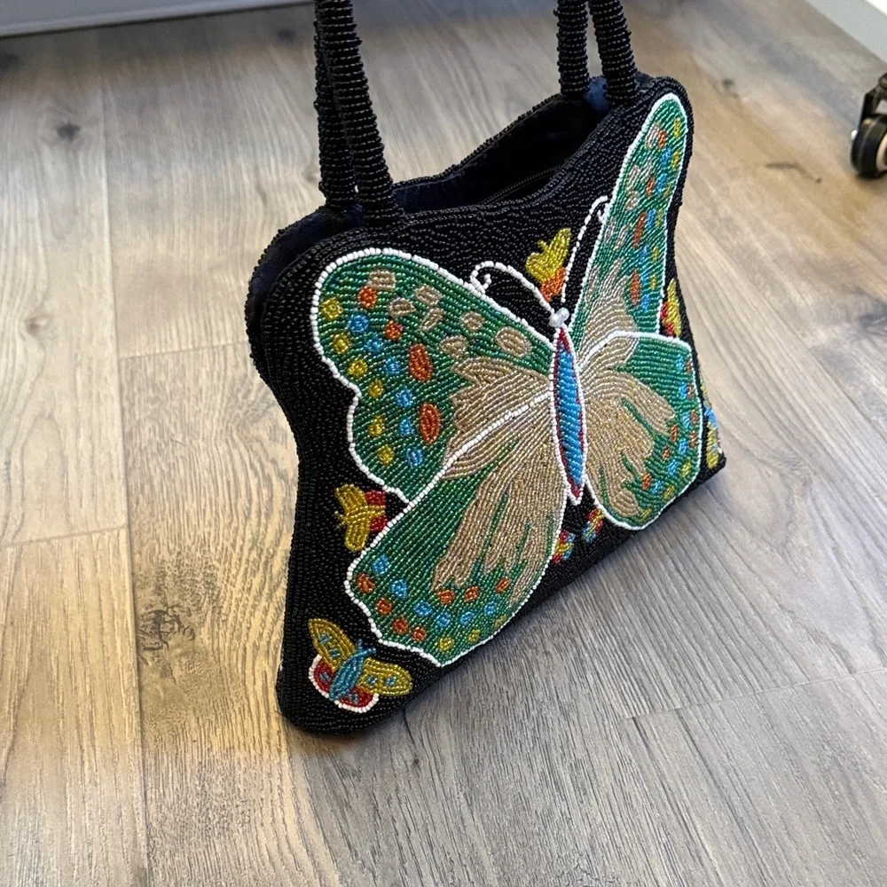 Y2K Beaded Butterfly Handbag - Picture 14 of 15